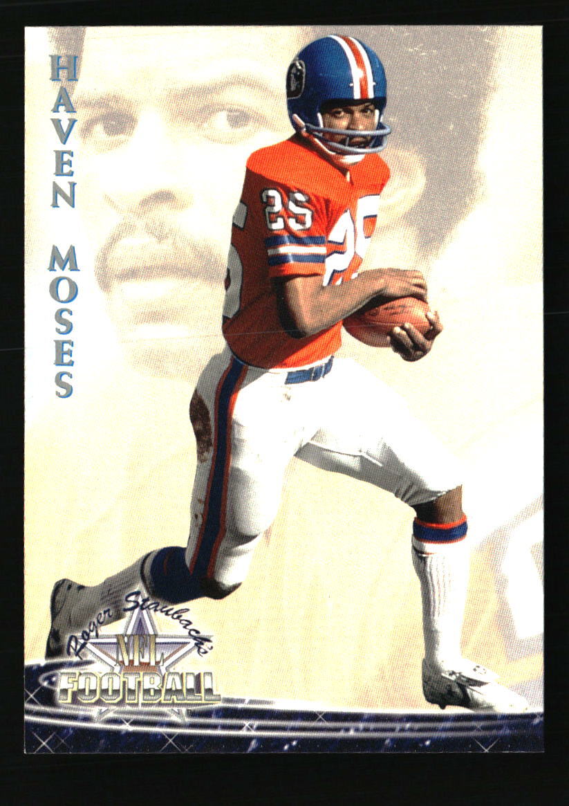 Haven Moses 1994 Ted Williams Roger Staubach's NFL #18 FOOTBALL Card