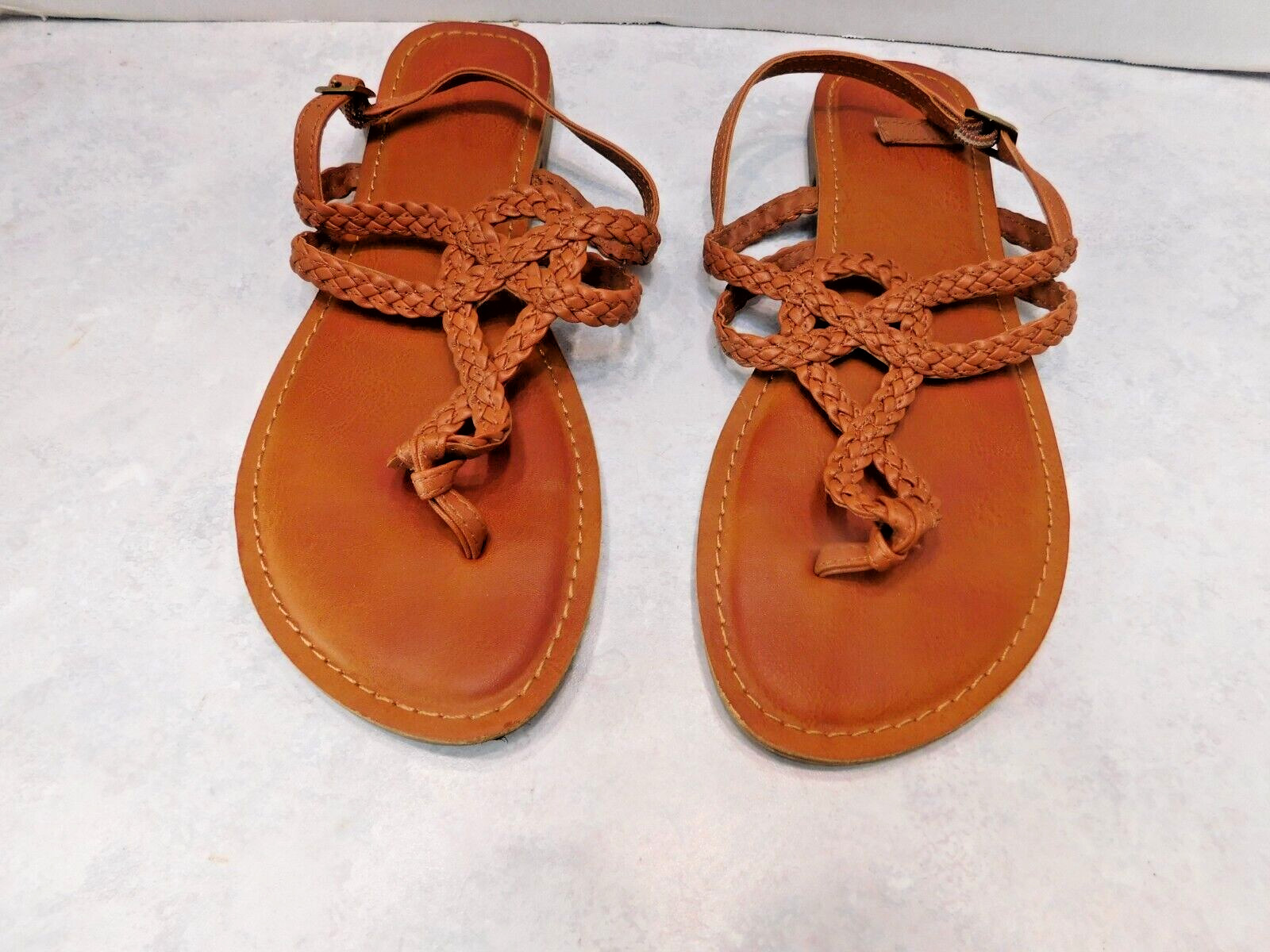 Universal Thread💕💕 Camel Braided Thong Strappy … - image 7