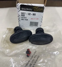 Baldwin Estate 5057 Knob Pair in 102 Oil Rubbed Bronze 5057-102-MR New