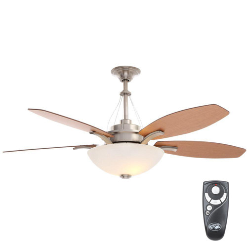 Hampton Bay Ac418 Bn Brookedale 60 Brushed Nickel Ceiling Fan For