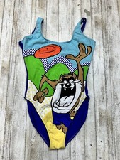 vintage looney tunes Taz swim suit Size M According To The Measures