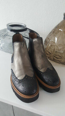 Budapester Schuhe Damen Budapester Stiefelette Paul Green Chelsea