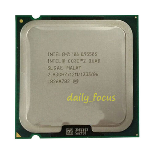 Procesador CPU Intel Core 2 Quad Q9550S Q8200S Q8400S Q9400S Q9505S LGA775 - Imagen 2 de 10