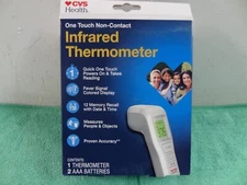 NEW CVS Health One Touch Non-Contact Infrared Thermometer-Batteries Included