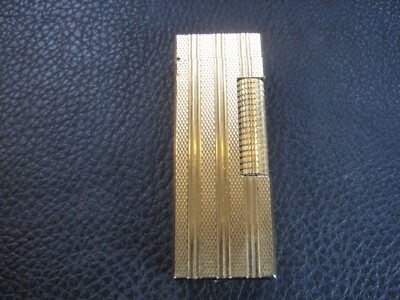 Dunhill Rollagas Feuerzeug Lighter Gold Komplett Überholt Garantie Kingsman