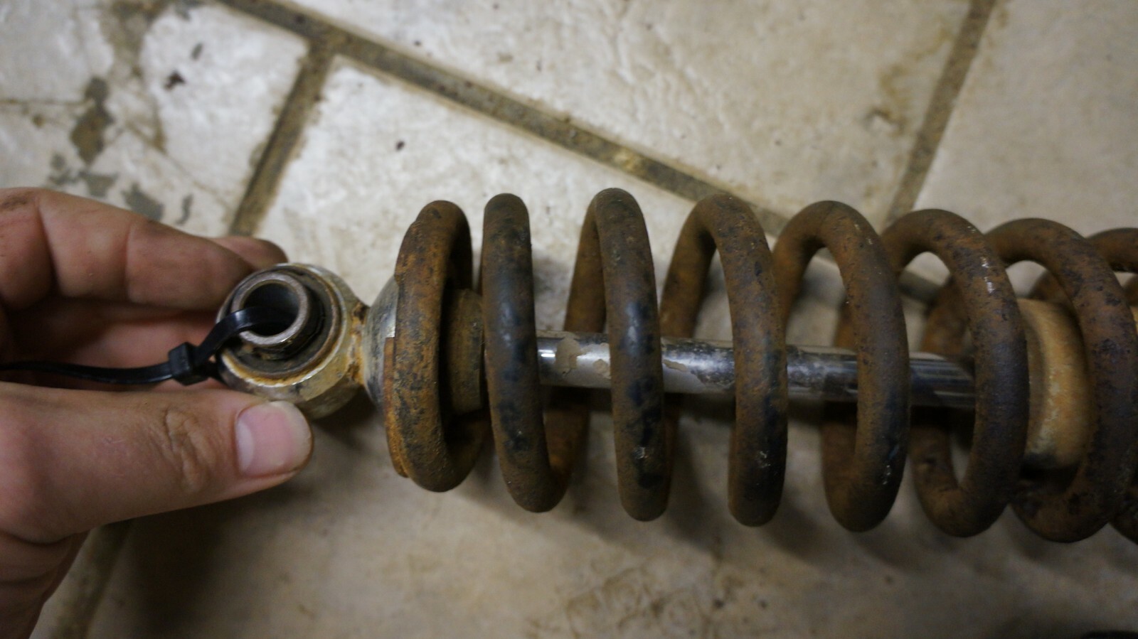 0001 Yamaha Kodiak 400 2wd Rear Shock Absorber Suspension 5HA2221000