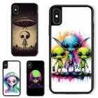 TPU Phone Case Alien Worlds cartoon For iPhone XS 11 12 13 14 15 16 Pro Max