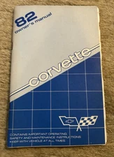 1982 Corvette Owners Manual
