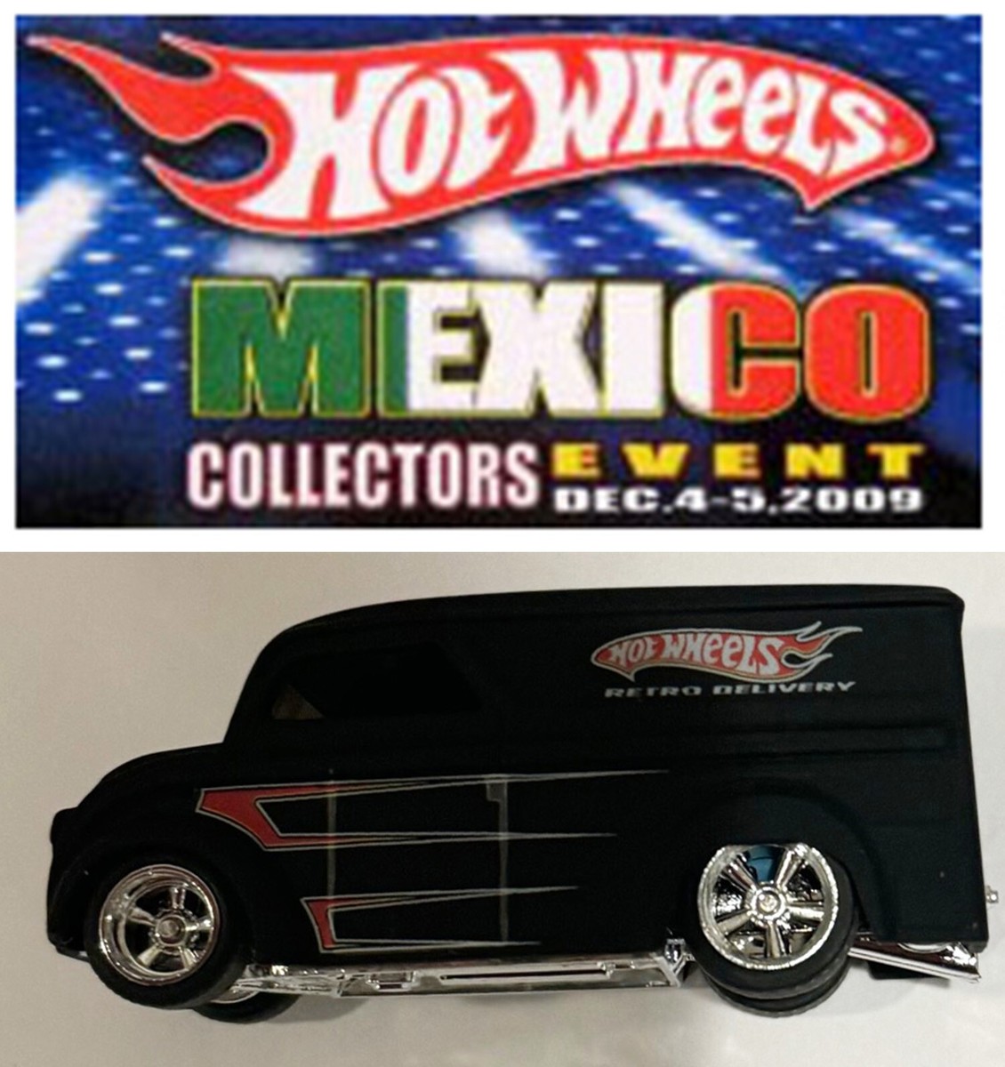 ミニカー 19thCollectors Convention Dairy Delivery Flat Black Dairy Delivery Mexico 2009 Convention Code-3 Hot