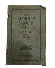 The Morris Major Six Manual 1931 edition cloth bound