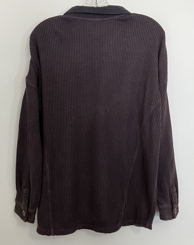 Soft Surroundings Audra Waffle Button Shirt Long Sleeve Lagenlook Small Tunic - Picture 5 of 8