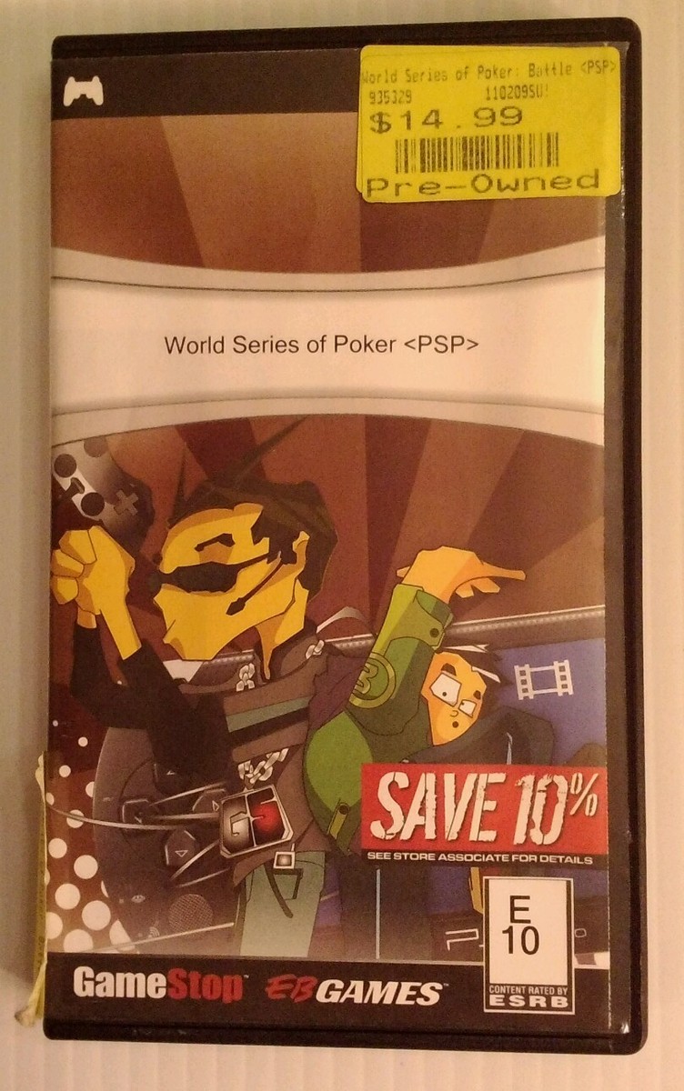 World Series of Poker 2008 Battle for the Bracelets Sony PSP