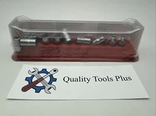 Snap On NEW 10 pc 1/4" Dr 6-Pt SAE Shallow Socket Set 3/16–9/16" 110TMY