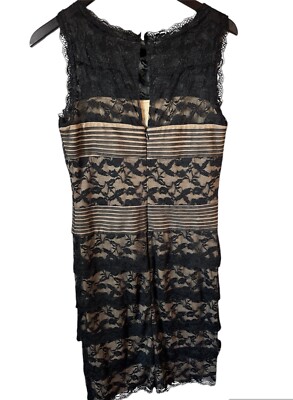 Marina Black Lace Nude Lined Sheath Midi Dress Size 8. Whimsygoth, cocktails LBD | eBay Marina Black Lace Nude Lined Sheath Midi Dress Size 8. Whimsygoth, cocktails LBD | eBay