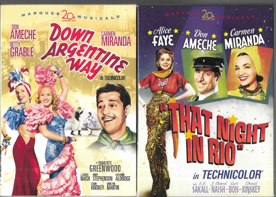 Marquee Musicals DVD Lot(4) Lillian Russell, Moon Over Miami, That Night in Rio - Image 2 of 4