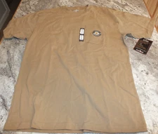 Carhartt Shirt Mens M Beige Original Fit Single Pocket Short Sleeve Workwear Tee
