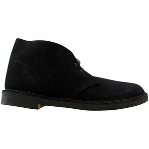 clarks desert boot black