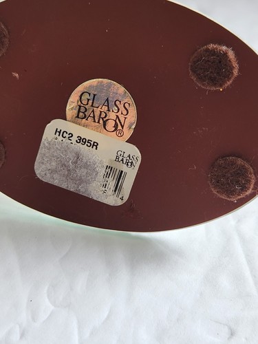 Cigni d'amore ~ cuore di cristallo rosso ~ coppia di cigni ~ barone di vetro ~ vintage 1997 ~ anima gemella - Foto 7 di 8