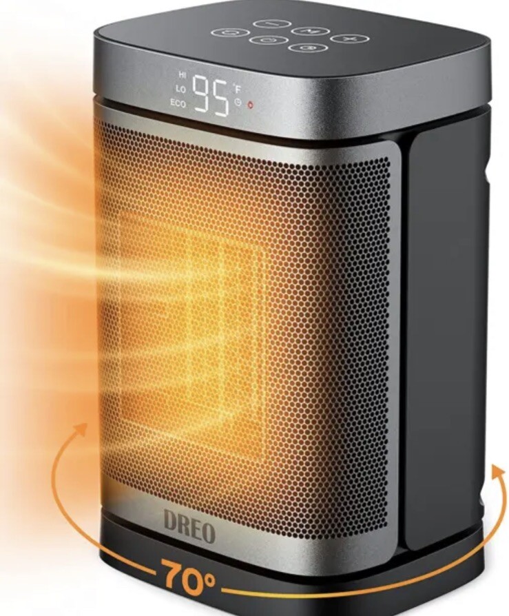 Space Heater Rotating Dreo 1500W Portable Heater - DR-HSH004-image