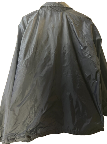 Augusta Sportswear BLACK Coach's Rain Jacket Windbreaker Adult XL-(New) - Picture 3 of 7