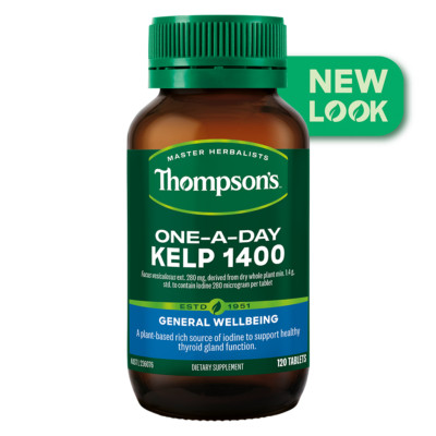 NEW Thompson's Kelp 1400mg 120 Tablets Thompsons One-a-Day