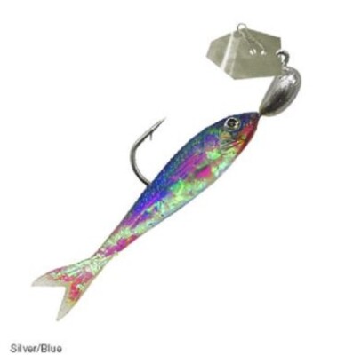 Z-Man ChatterBait Flashback Mini 1/16 oz - Silver Blue