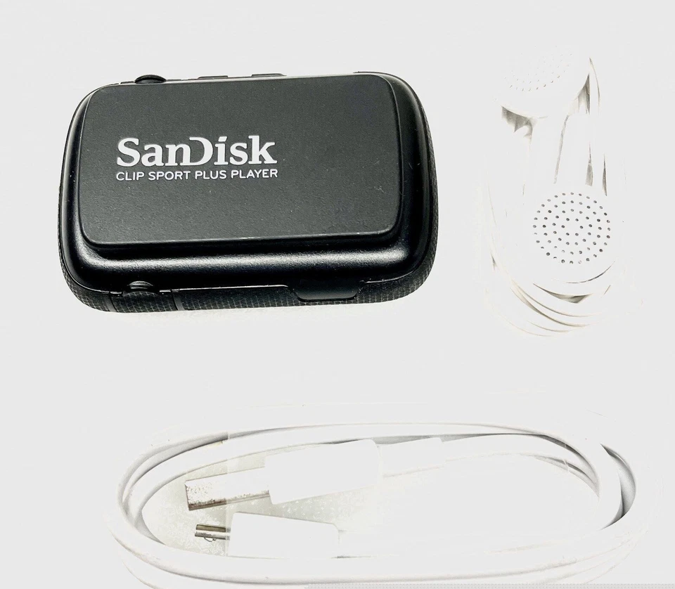 SanDisk Clip Sport Plus Wearable MP3 Player SDMX28016GG46K Black (16GB) - Bild 3 von 4
