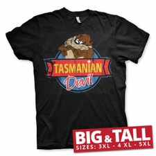 Image of Licensed Looney Tunes - Tasmanian Devil BIG & TALL 3XL, 4XL, 5XL Men's T-Shirt