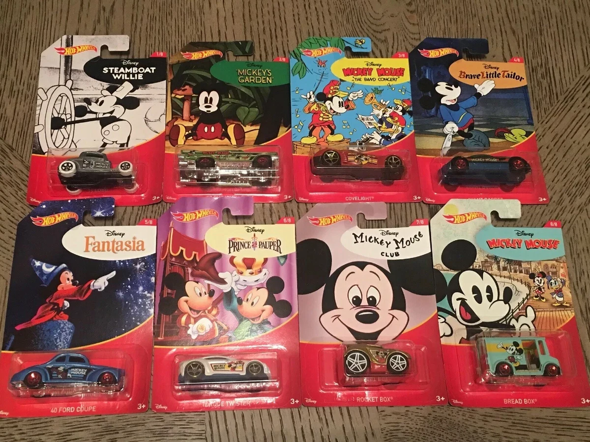 Hot wheels hotsell mickey mouse set