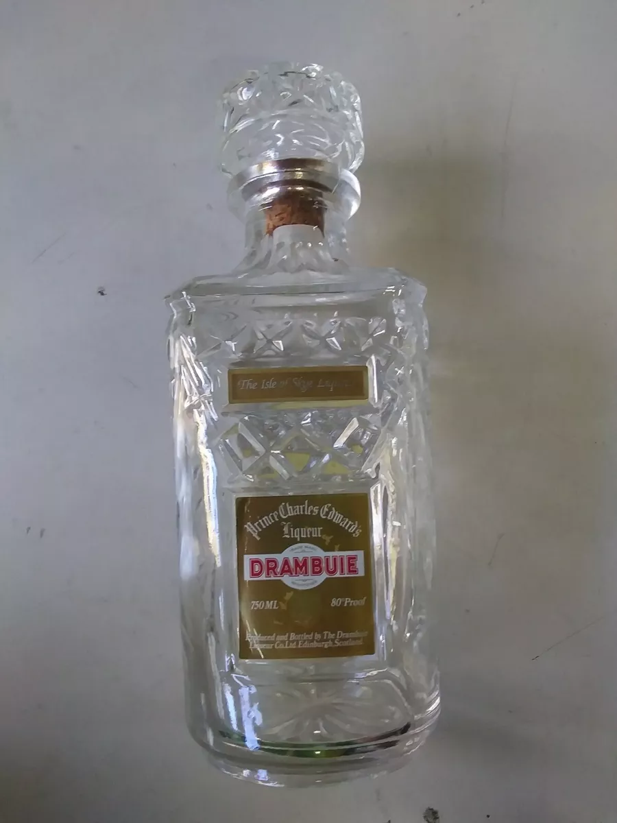 Vintage Drambuie Decanter Bottle Lead Crystal Prince Charles Edwards  Liqueur | eBay