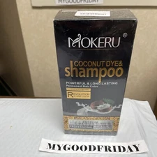 Mokeru Coconut Dye & Shampoo Hair Color Wine Red Professional Kit -NEW