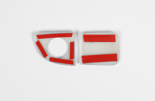 Silver Co-pilot Storage Box Switch Trim For Dodge Challenger 2015+ Charger 2010+ - Foto 9 di 9