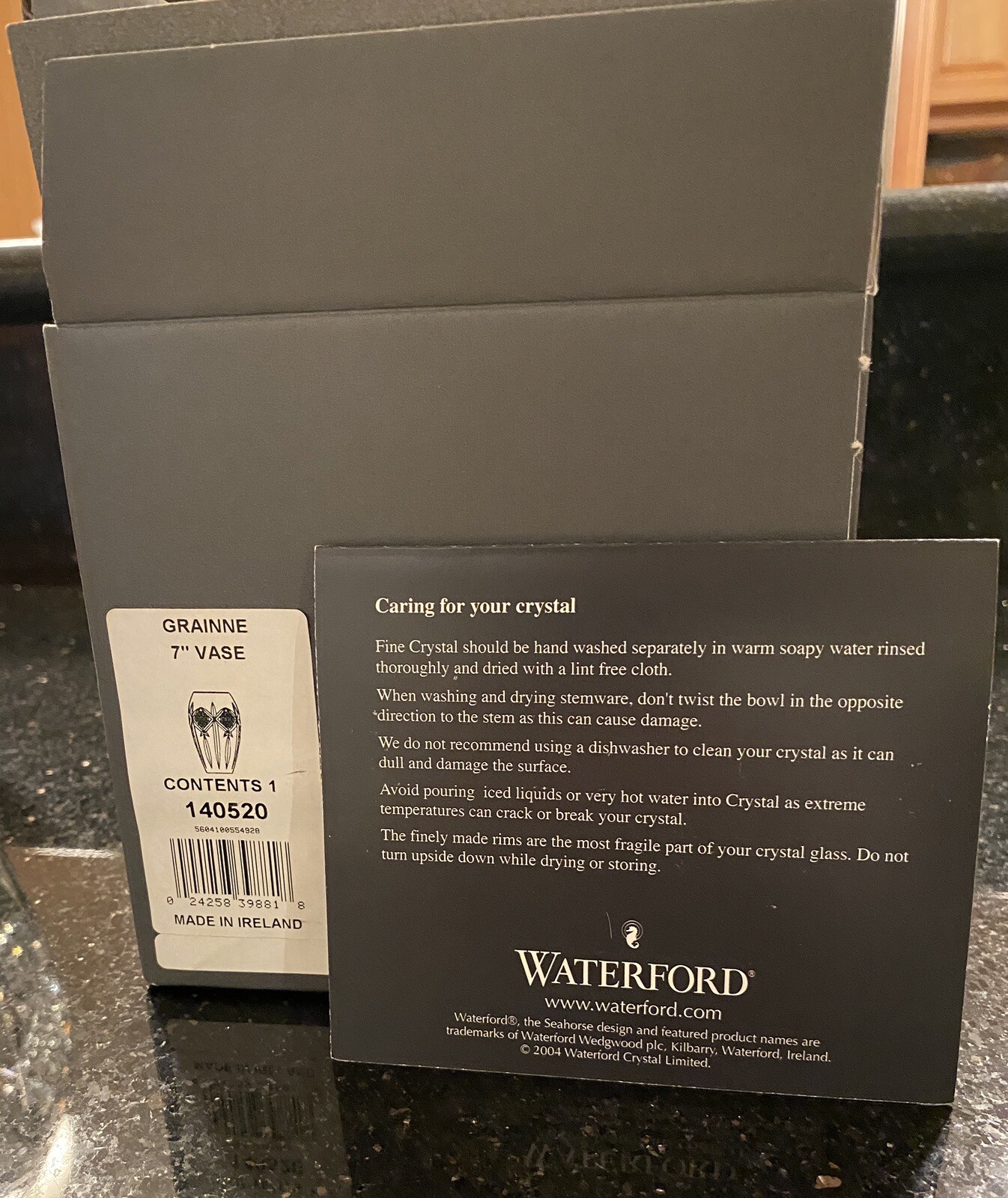 Waterford Grainne Crystal Vase eBay