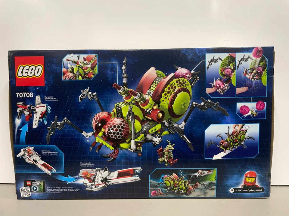 LEGO 70708 Hive Crawler - Galaxy Squad - 560 piezas 3 minifiguras (2013) mantizoide Foto 2 de 4