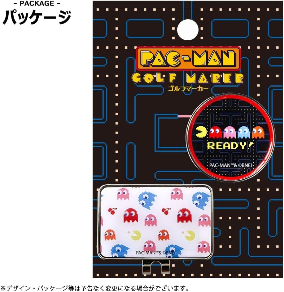 GOLF BALL MARKER PAC MAN RED NEW JAPAN GAME | eBay