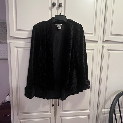 Giacca Connected Apparel L pelliccia sintetica leggera swing taglia large marrone scuro morbida - Foto 7 di 13