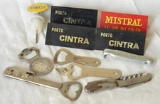 Lot of lemonades and bottle pans - Joker, Cointreau, Pernod, etc. collection