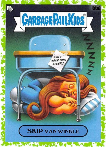 GARBAGE PAIL KIDS 2020 TARDE TO SCHOOL BORDO VERDE PARALLELO PICK-A-CARD GPK W@W - Foto 218 di 401