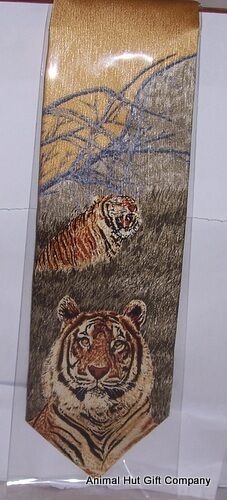 Siberian Tiger Silk Tie - Afbeelding 1 van 1