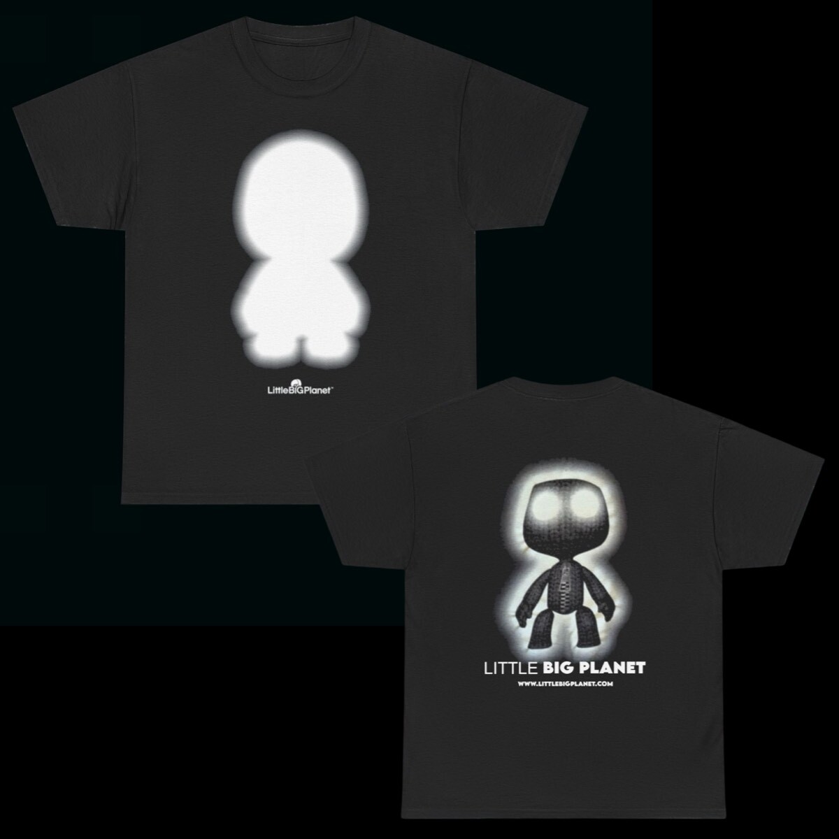 Little Big Planet Vintage Graphic T Shirt Promo 2008 Grunge Y2K