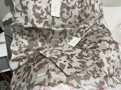 $1390 Pratesi Italy NWT (3) Euro Shams Dolce Vita Jacquard 26 x26  Boudoir