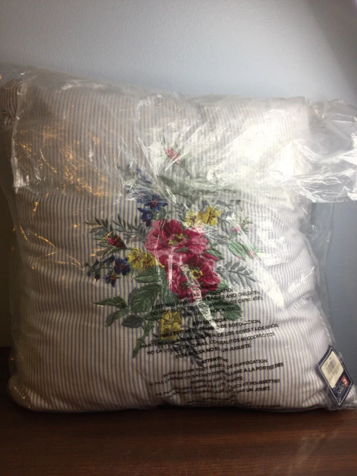 NUEVO CHAPS Ralph Lauren Nantucket Almohada Decorativa Jardín Foto 3 de 4