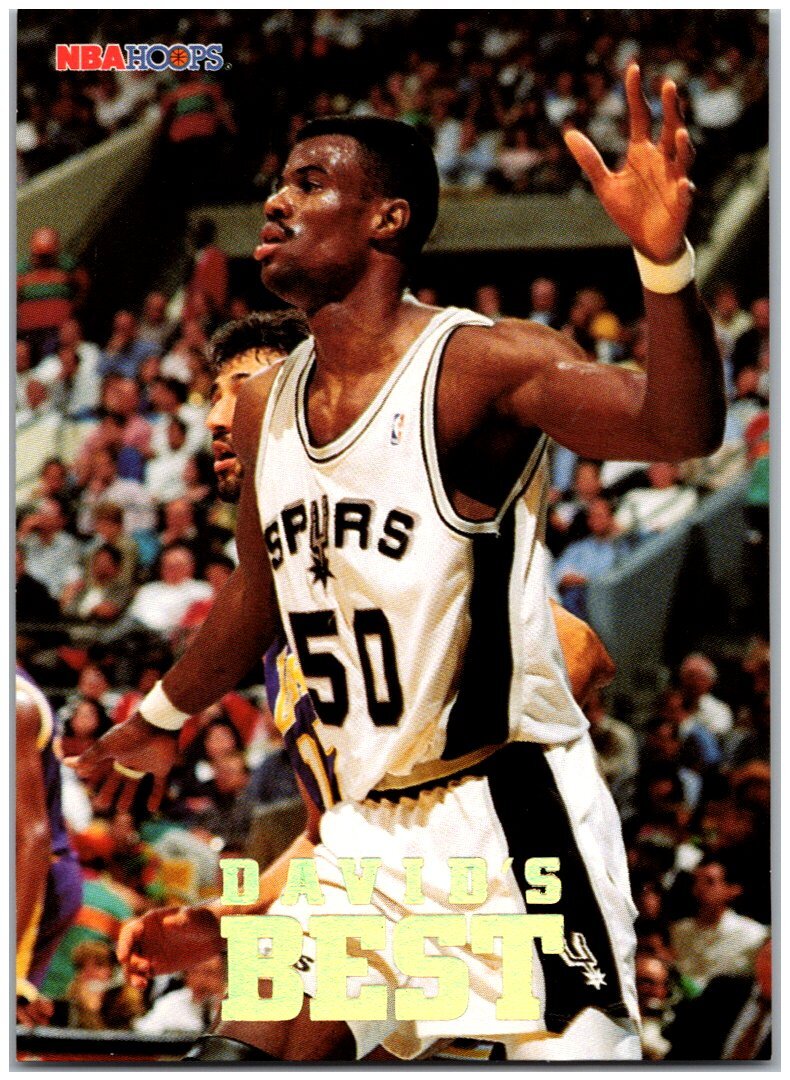 1993-94 NBA Hoops #DB1 David Robinson - David's Best HOF FREE SHIPPING!