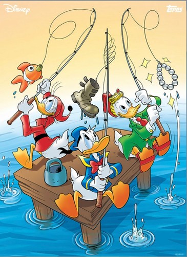 Disney Collect Topps - APRIL FOOLS' DAY SET W/AWARD - 8 Cards - GDL - Picture 8 of 11