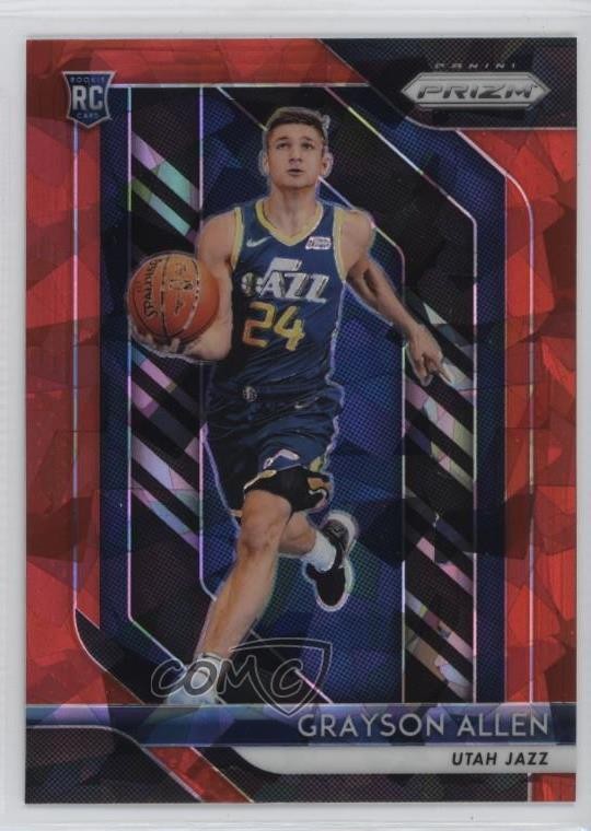 2018-19 Panini Prizm Red Ice Prizm Grayson Allen #123 3hd