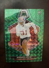 2024 Panini Mosaic - Rookies Renardo Green #358 Green Mosaic Prizm (RC)