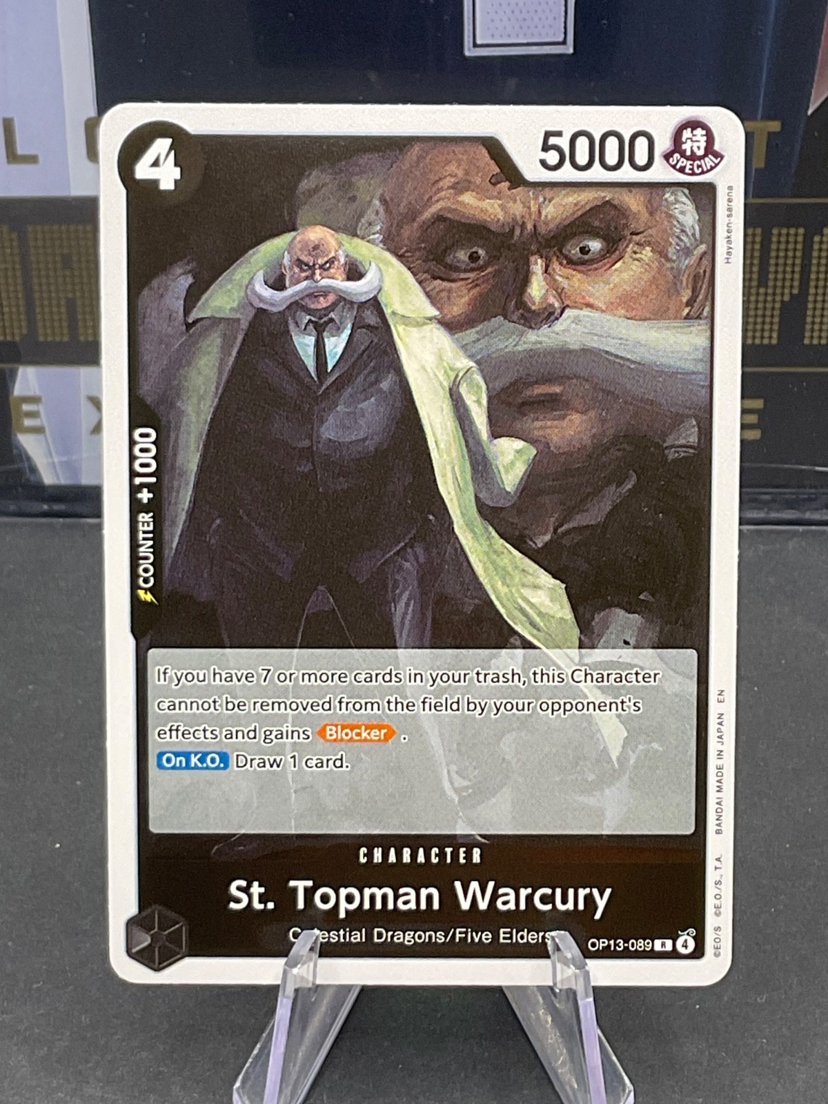 St. Topman Warcury OP13-089 Carrying On His Will Foil Rare (R)