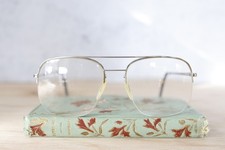 Zeiss Vintage eyeglass 1970s Aviator Made In west Germany silver