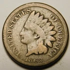 1862 Indian Head Cent G-VG Copper Nickel (C/N)   "Actual Coin Pictured"
