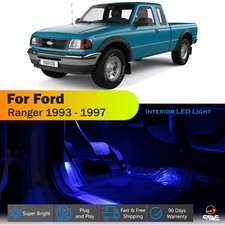 16 X For 1993 - 1997 Ford Ranger Interior Led Lights Bulb Package Kit - Blue